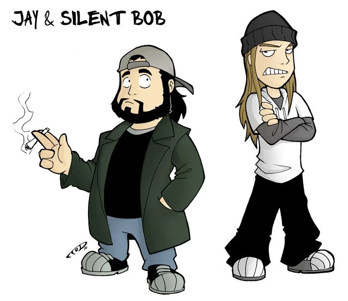 Jay And Silent Bob By DarkTod On DeviantArt