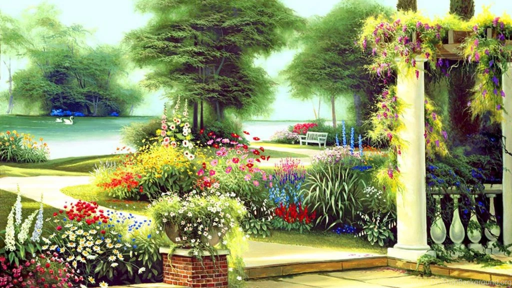 Summer Home Garden   (