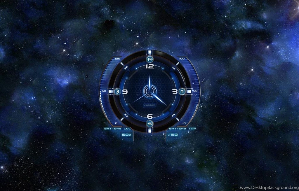 Space Clock HD Live Wallpapers Android Apps On Google Play
