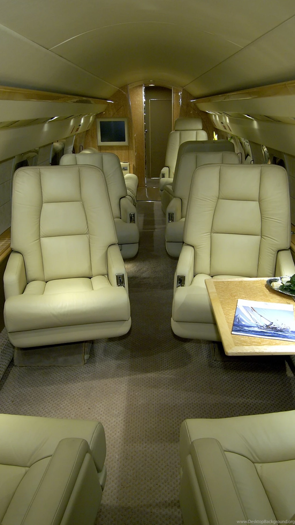 Inside Private Jet iPhone 5 Wallpapers