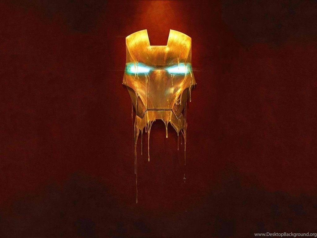 Melting Iron Man Mask   HD Wallpapers