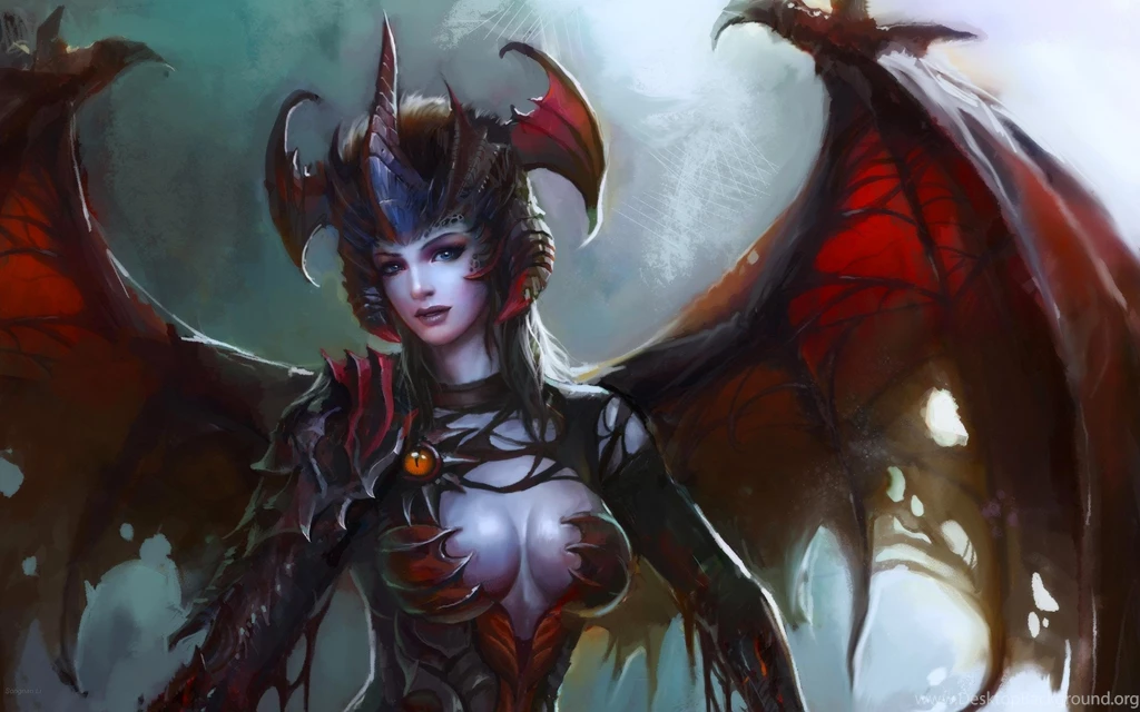 Wallpapers One Winged Angel Nature Demon Girl Free 2560x1600 ...