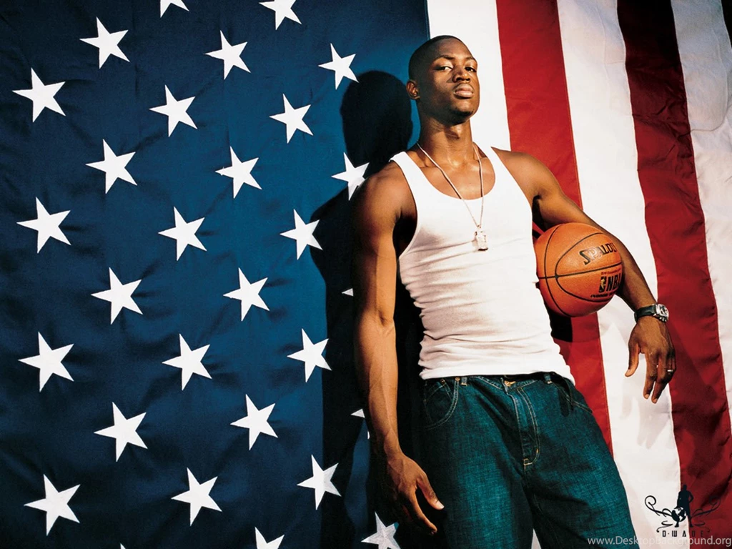 Dwyane Wade USA Flag Wallpapers