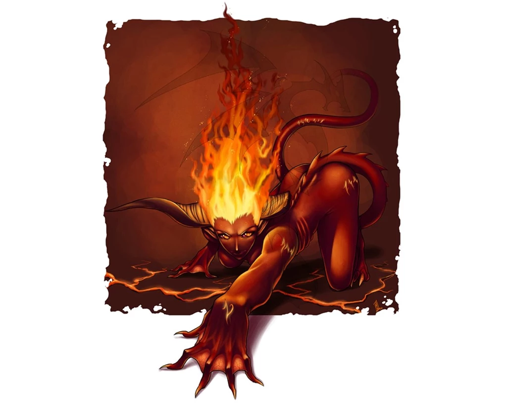 Fire Devil Girl Wallpapers From Demon Wallpapers