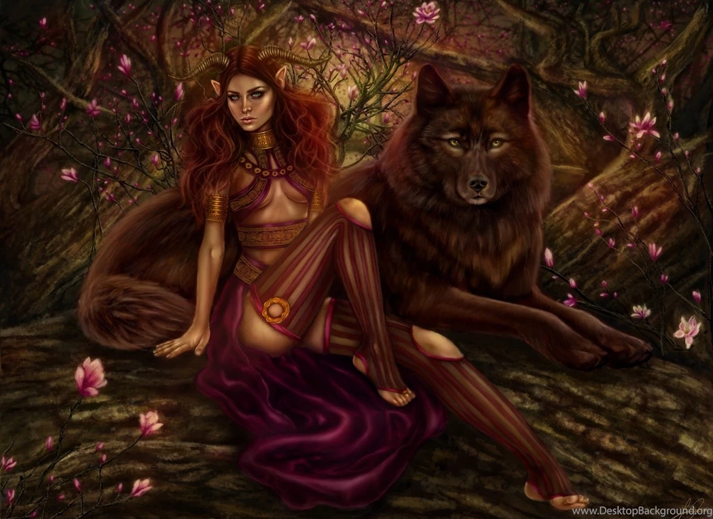 Fantasy, Demon, Wings, Horns, Magic, Wallpapers