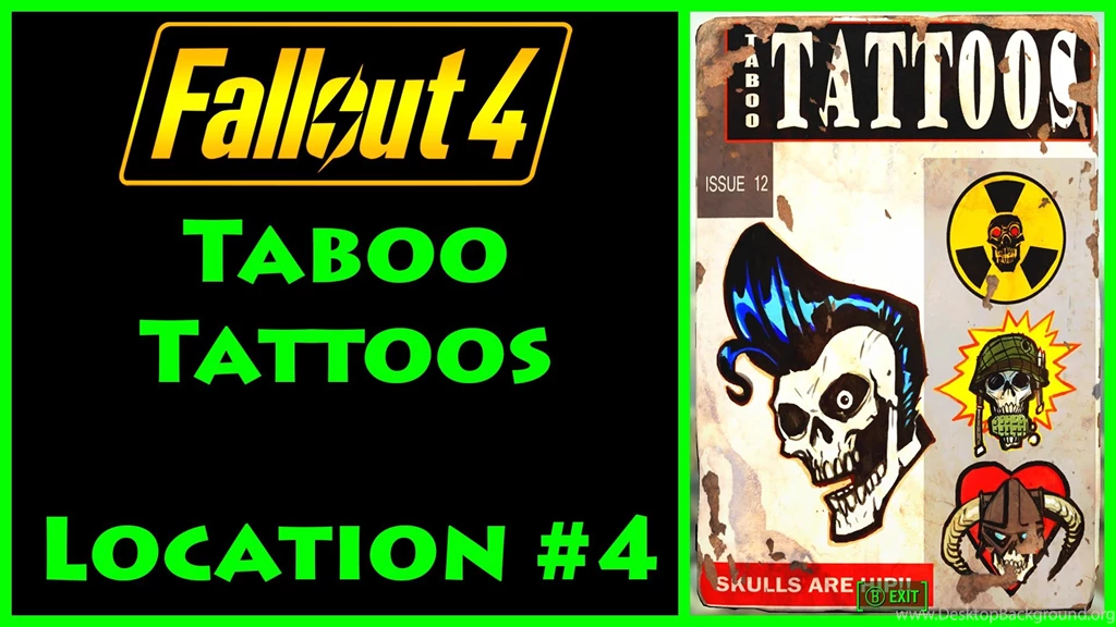 Fallout 4 Taboo Tattoos Irish Pride Industries Shipyard 4K ...