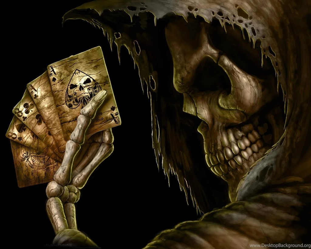 Skeleton Card Player Wallpapers From Skulls Wallpapers