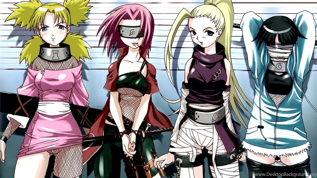 Wallpapers Sakura Haruno Temari Naruto Shippuden Hyuuga Hinata Ino ...
