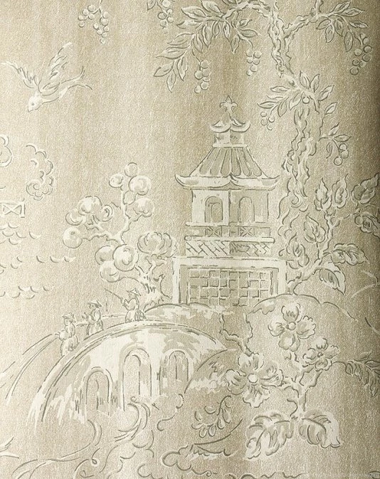 Grey And White Chinese Bridges Wallpapers By GP & J Baker
