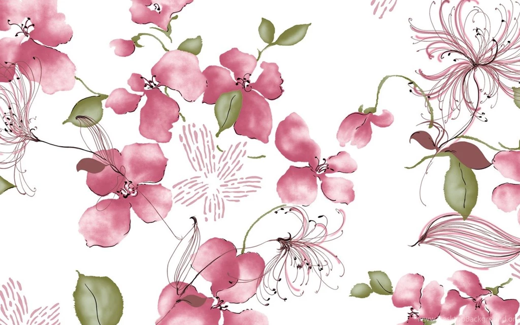Flower Illustrations Design Flower Patterns Flower Backgrounds ...