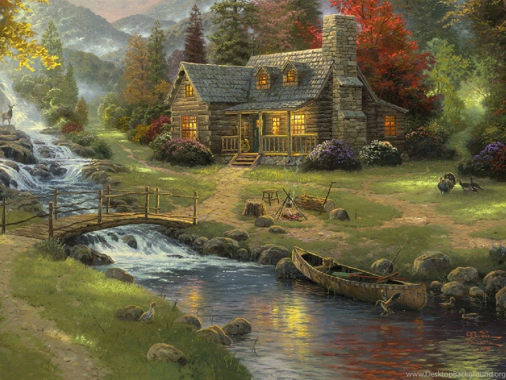 River And House Photo   BestePics