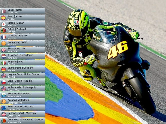 MotoGP 2011 Calendar Wallpapers For Mac Download