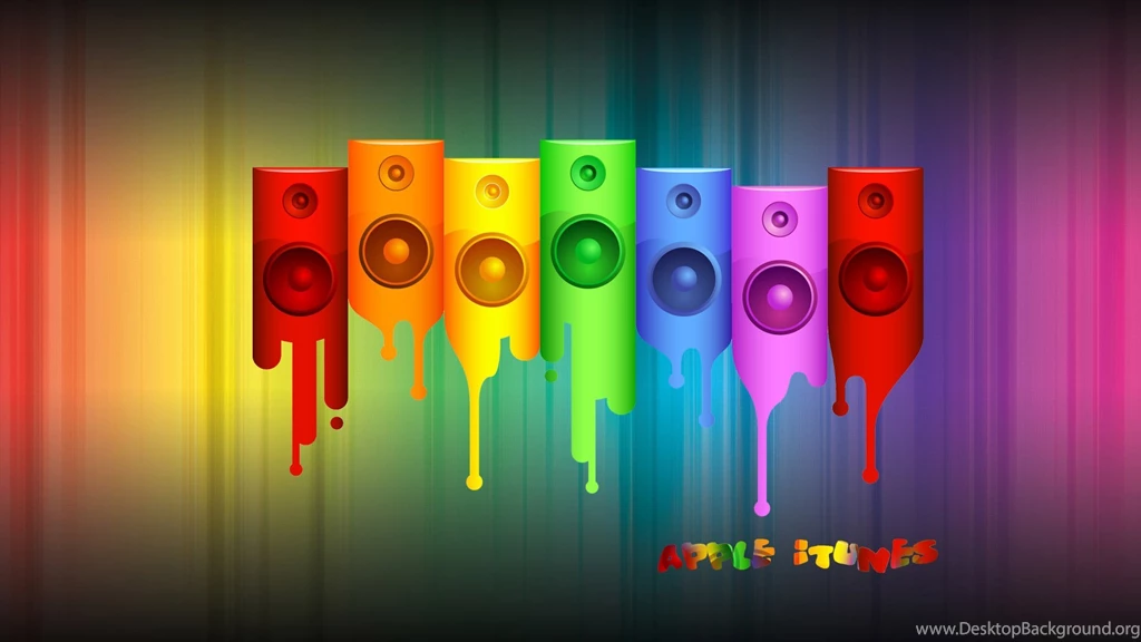 Colorful Melting Speakers Wallpapers » WallDevil   Best Free HD ...