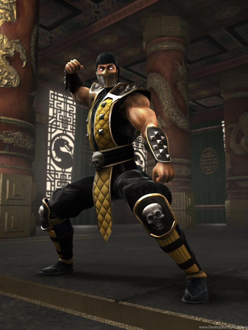 Mortal Kombat Mortal Kombat Logo Scorpion Wallpapers (