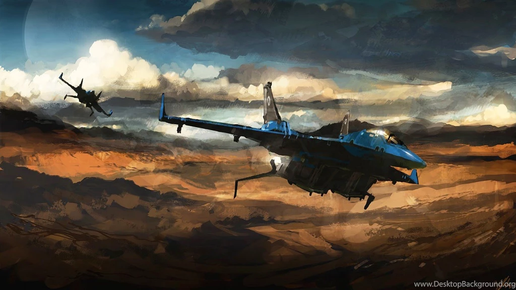 Futuristic Fighter Plane