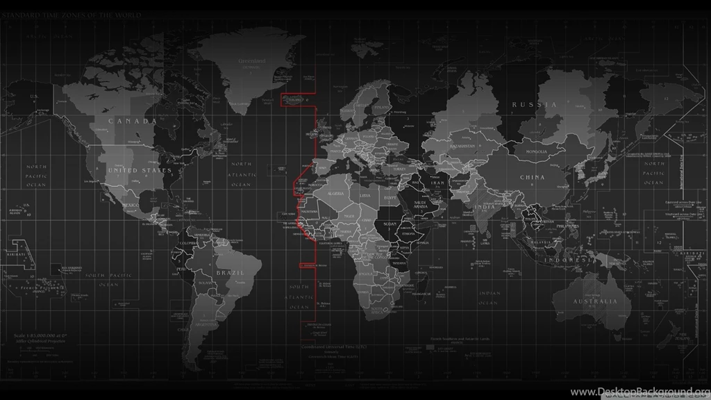 Time Zone Map HD Desktop Wallpapers : High Definition : Mobile