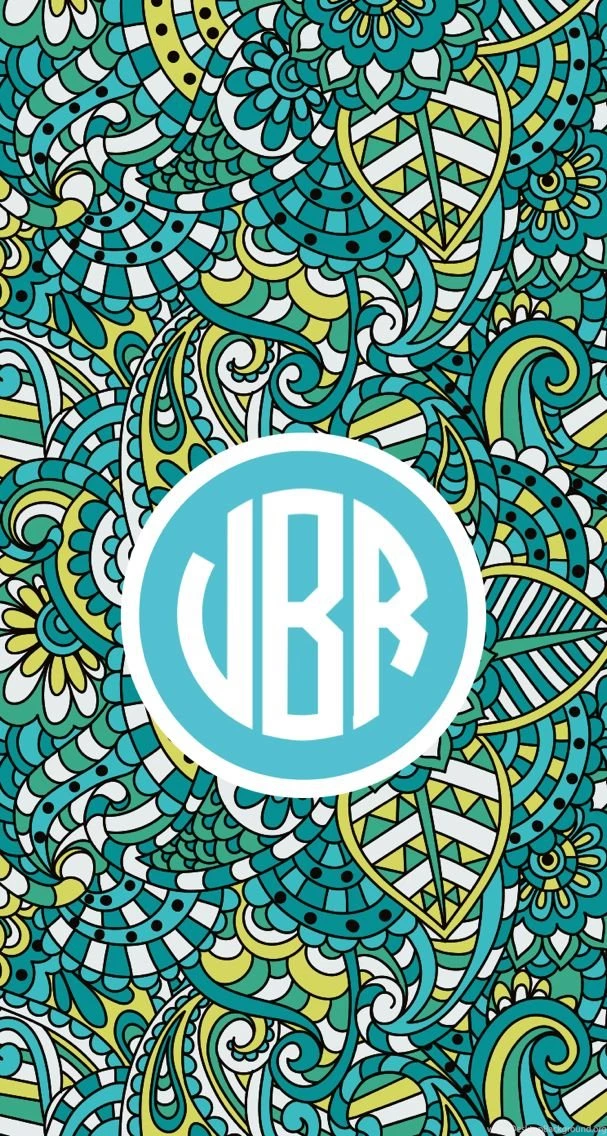 Free Monogram It! App iPhone Wallpapers Lock Screen