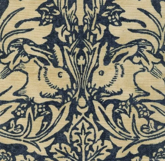 Brer Rabbit Linen Fabric By William Morris