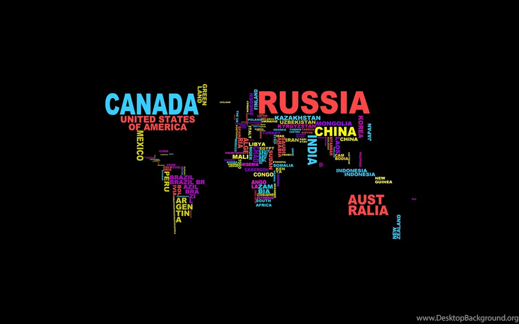 Maps Typography Wallpapers (