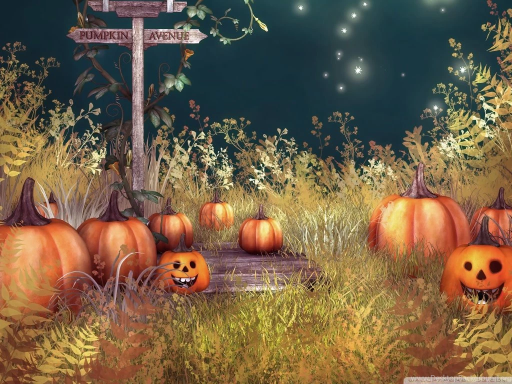 Halloween Pumpkins HD Desktop Wallpapers : High Definition : Mobile ...
