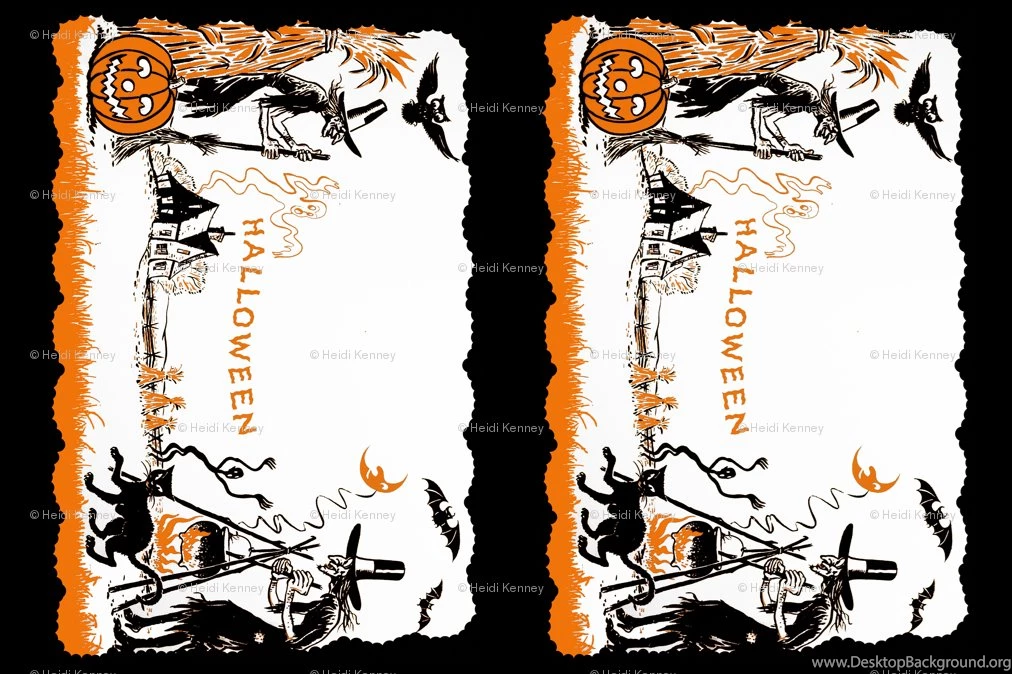 Vintage Halloween Fabric, Wallpapers & Gift Wrap Spoonflower