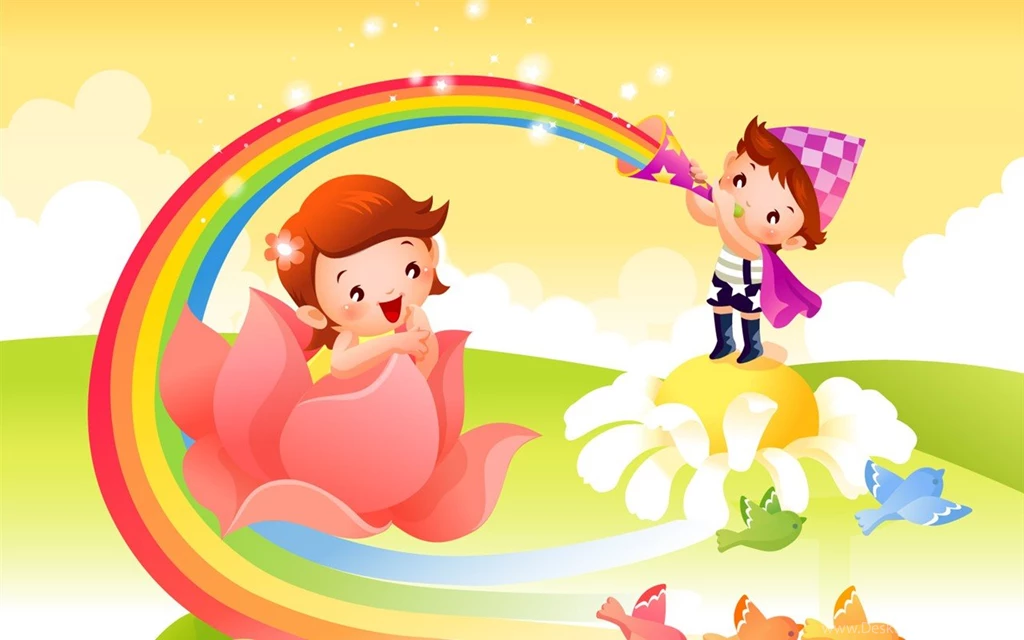 Vector Cartoon Child Wallpapers Album