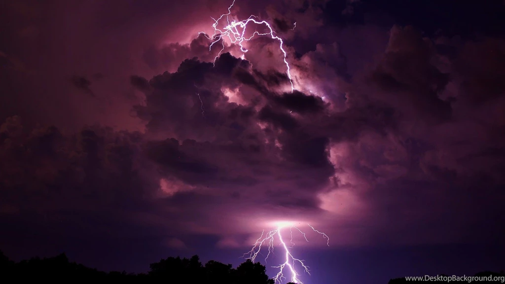 Lightning Storm Clouds Wallpaper Backgrounds