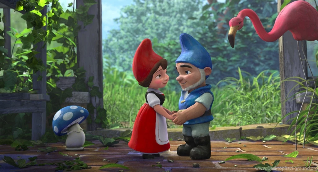 Gnomeo And Juliet Hold Hands Desktop Wallpapers