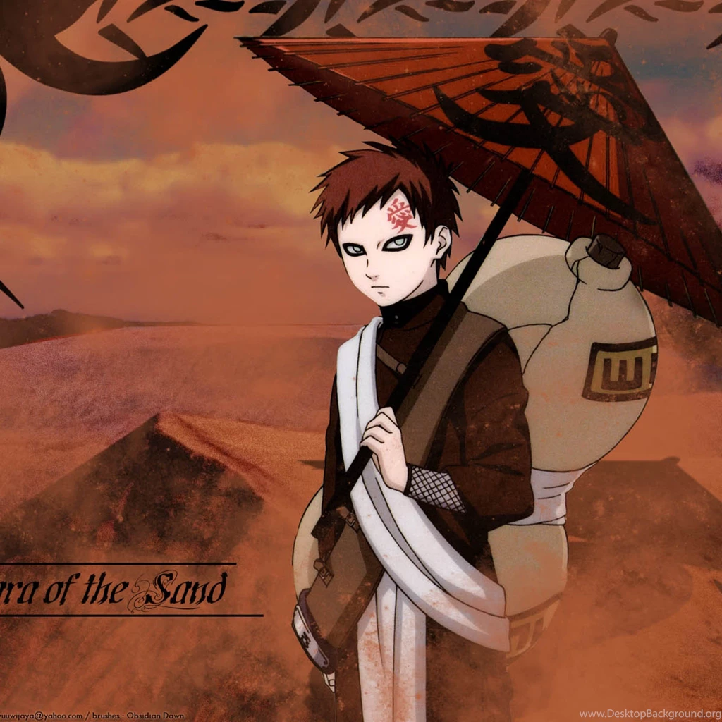 Naruto Shippuden Gaara iPad 3,4 & Air Wallpapers
