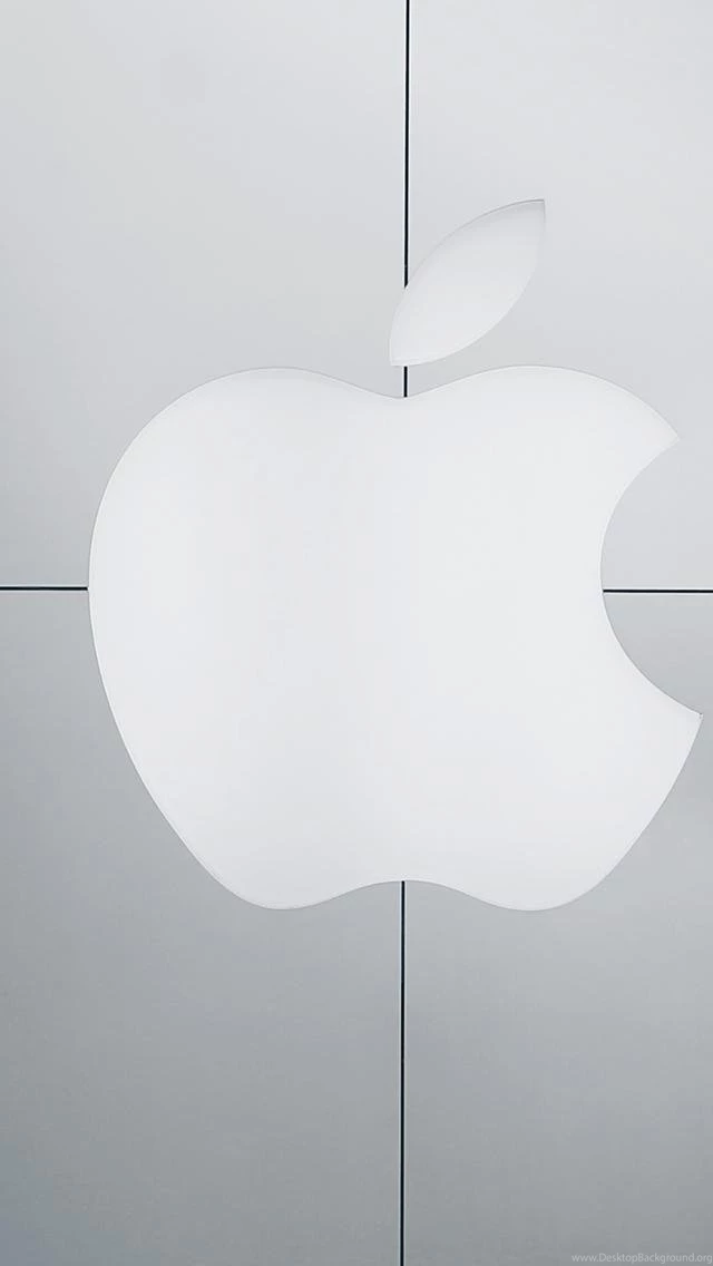 White Apple Logo 02 iPhone Wallpapers, iPhone 5(s)/4(s)/3G Wallpapers
