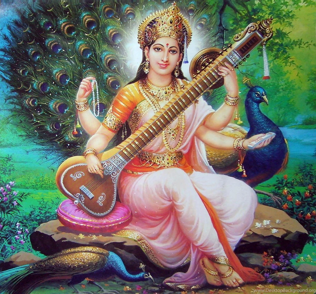 Download Devi Saraswati Photo For Education Wallpapers