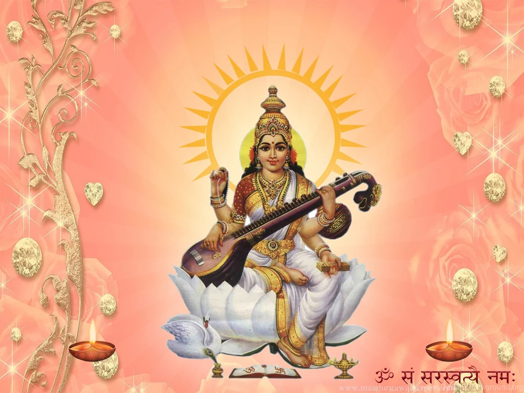 Download Maa Saraswati Wallpaper, Images, Photos & Pics Free