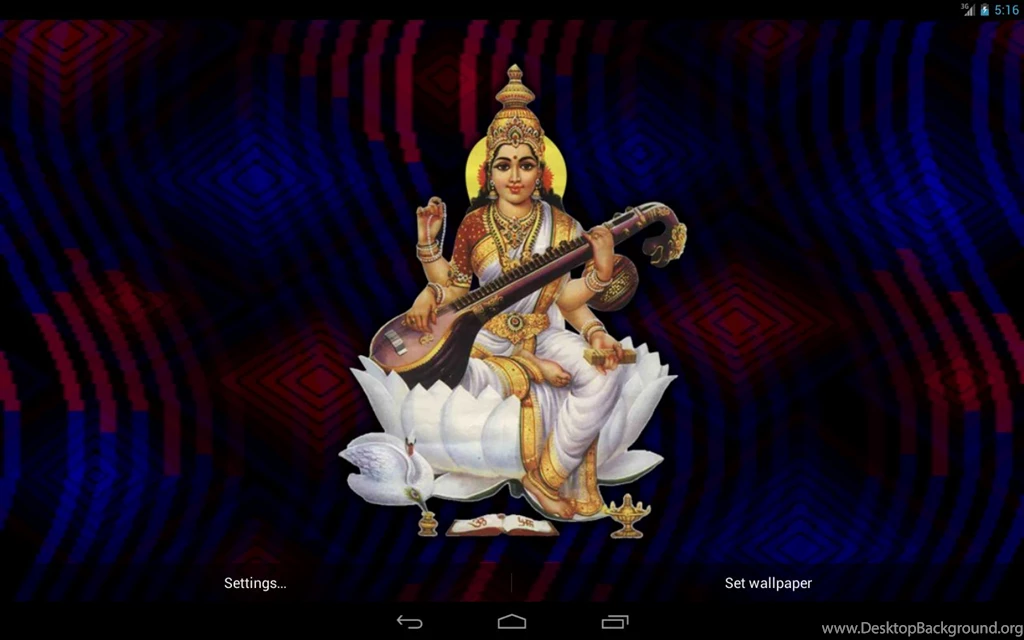 Maa Saraswati Live Wallpapers Android Apps On Google Play