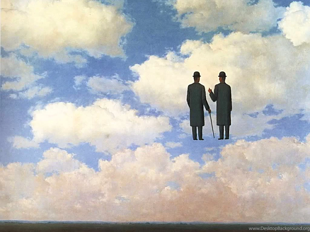 Free Wallpapers Of An Abstract Painting two Men Talking On The ...