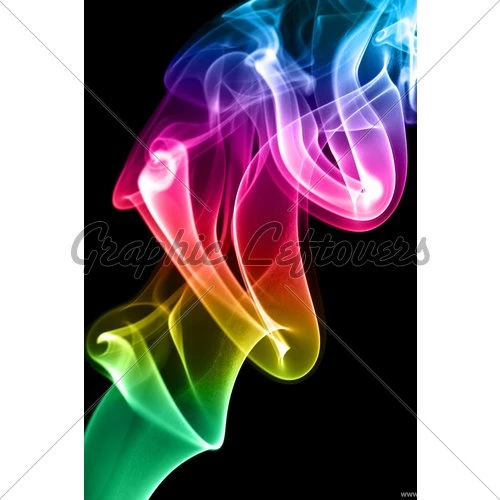 Multi Coloured Smoke. Background. · GL Stock Images