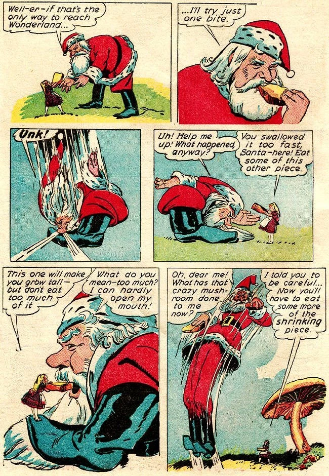 Santa On Shrooms: A Trippy 1943 Comic Book   Flashbak