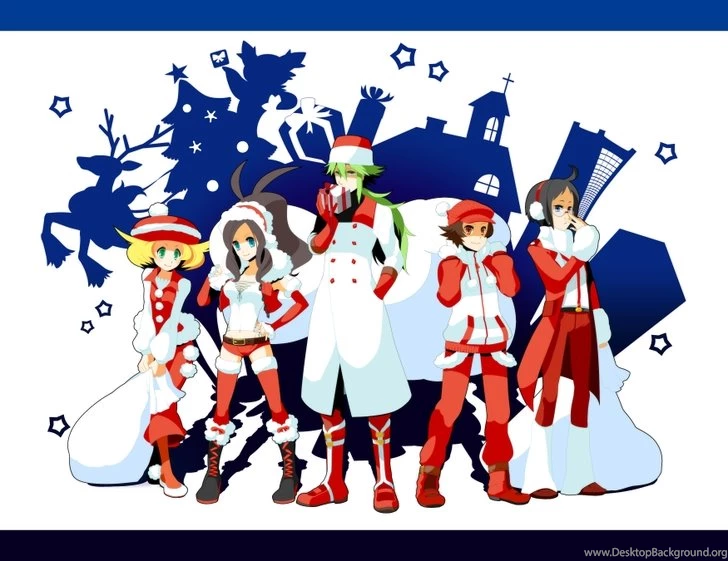 Pokemon Christmas Touko 3500x2700 Wallpapers High Quality ...