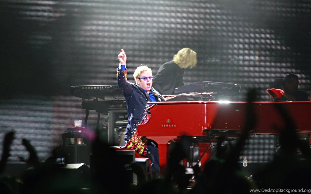 ELTON JOHN Rock Pop Glam Classic Piano Concert Wallpapers ...