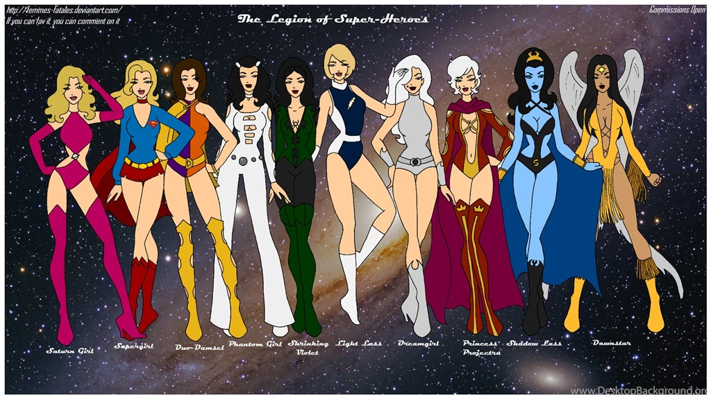 Legion Of Super Heroes By Femmes Fatales On DeviantArt