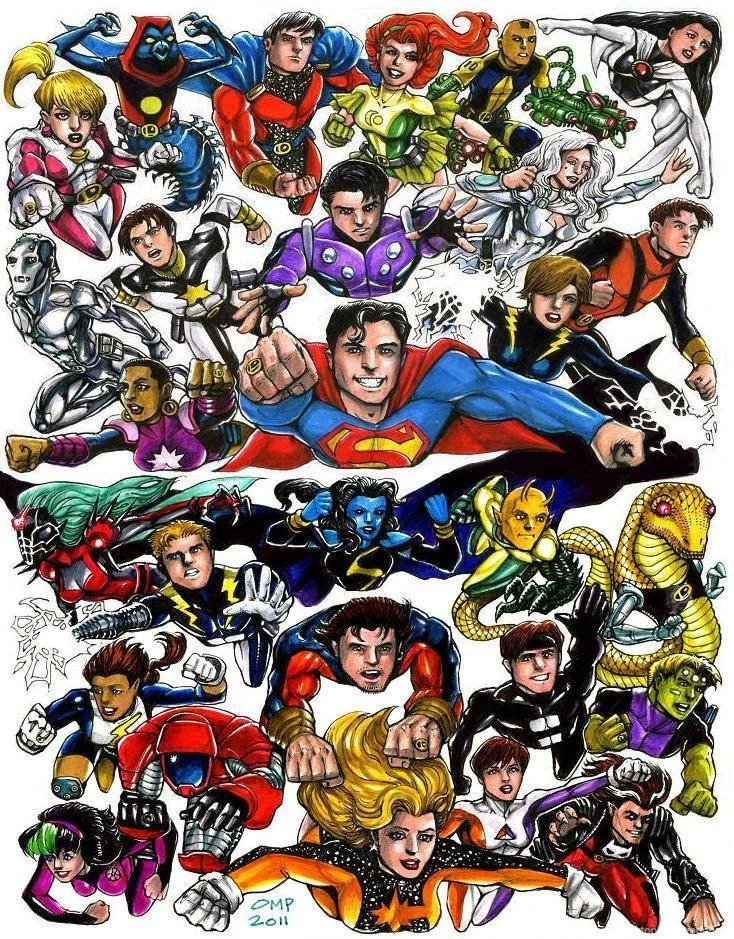 The Legion Of Superheroes By Weremole On DeviantArt