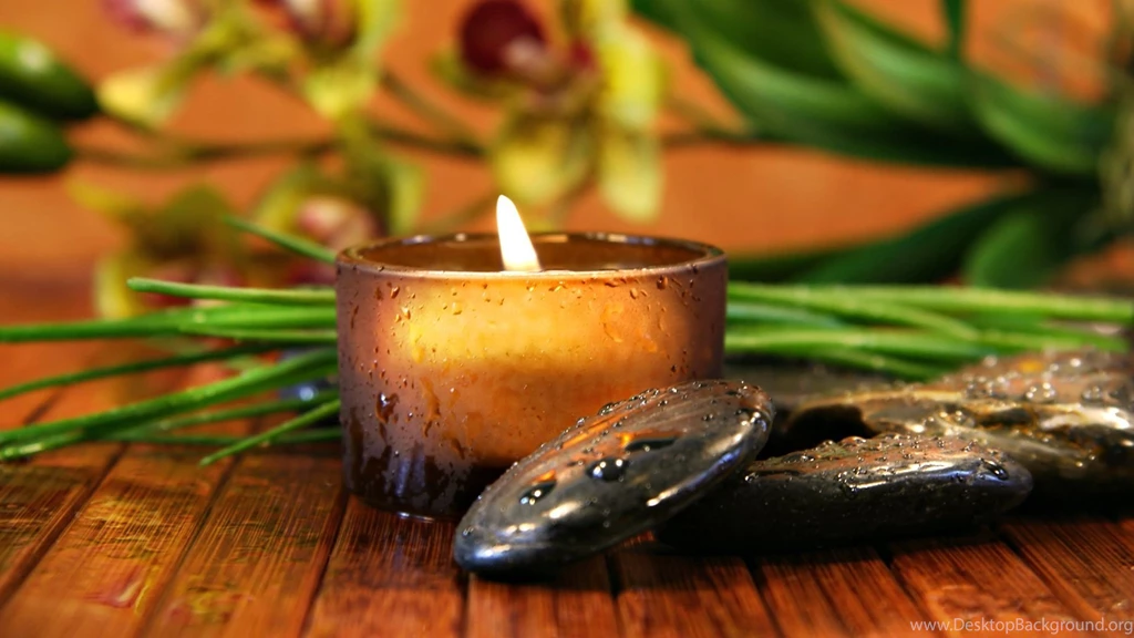 Candle And Zen Stones Wallpapers » WallDevil   Best Free HD Desktop ...