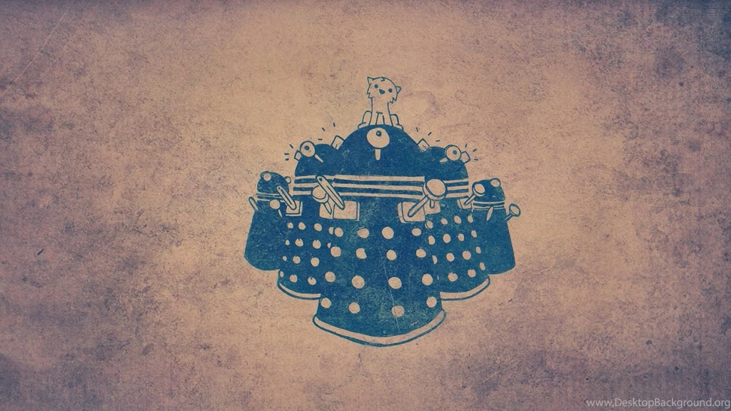 Dalek And The Cat HD Wallpapers