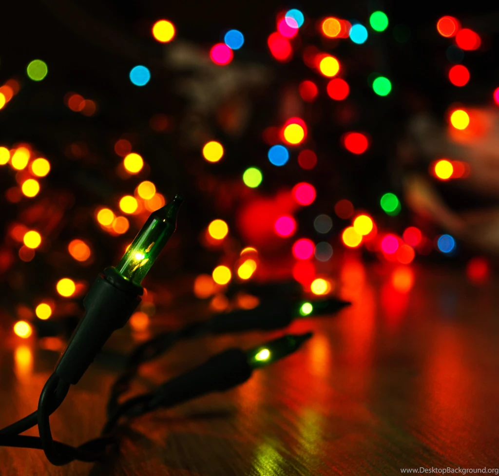 Free Christmas Lights Backgrounds