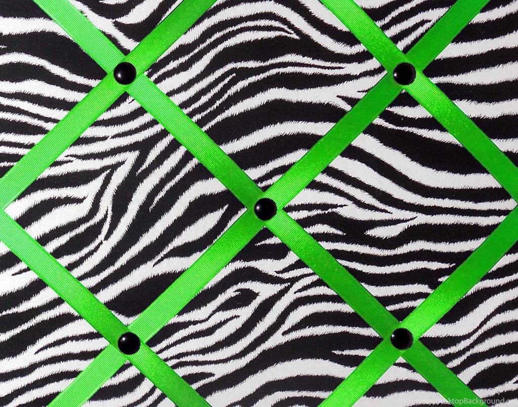 Neon Green Zebra Print Backgrounds