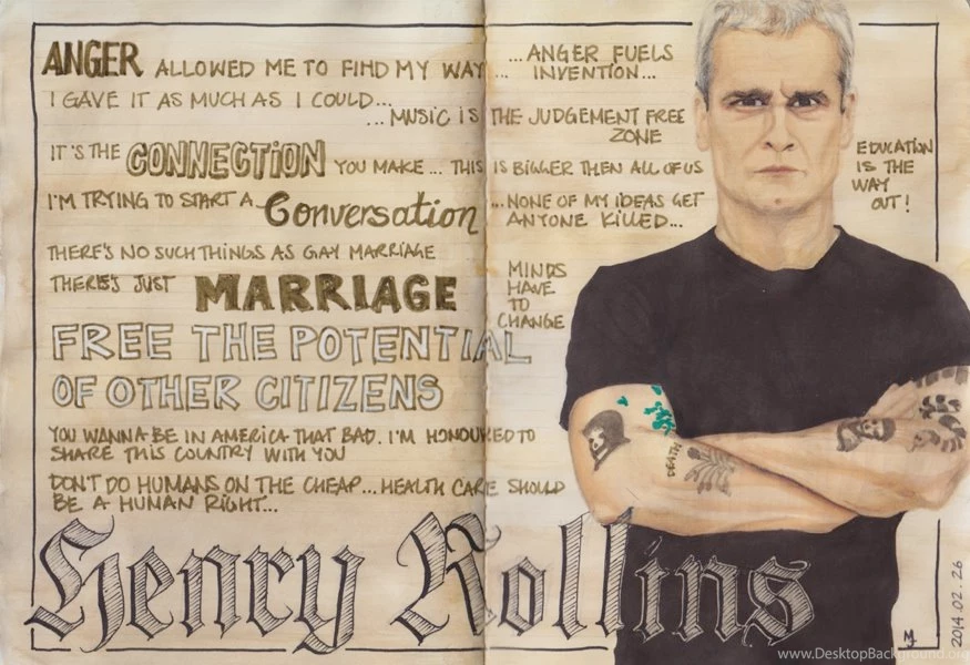 MarieJudith.com: Artst Tlk Sketchnote With Henry Rollins
