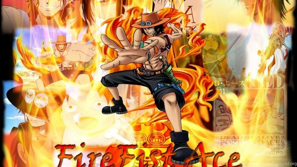 One Piece Wallpapers Fire Fist Ace Fox (