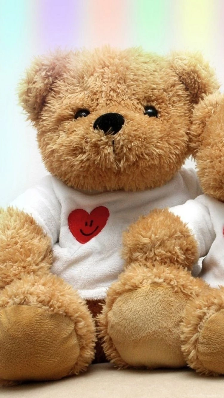 Download Wallpapers 750x1334 Teddy Bears, Couple, Toys, Walls ...