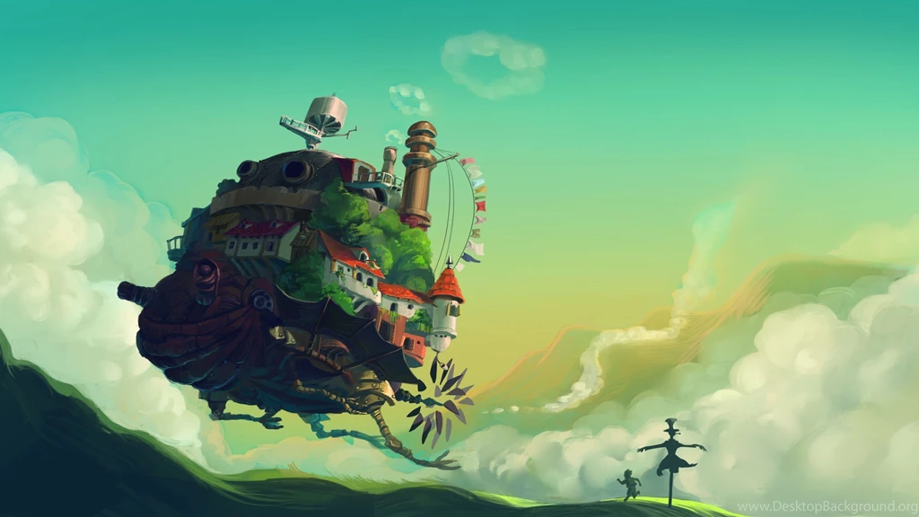 Anime Artwork Fantasy Art Grass Howls Moving Castle