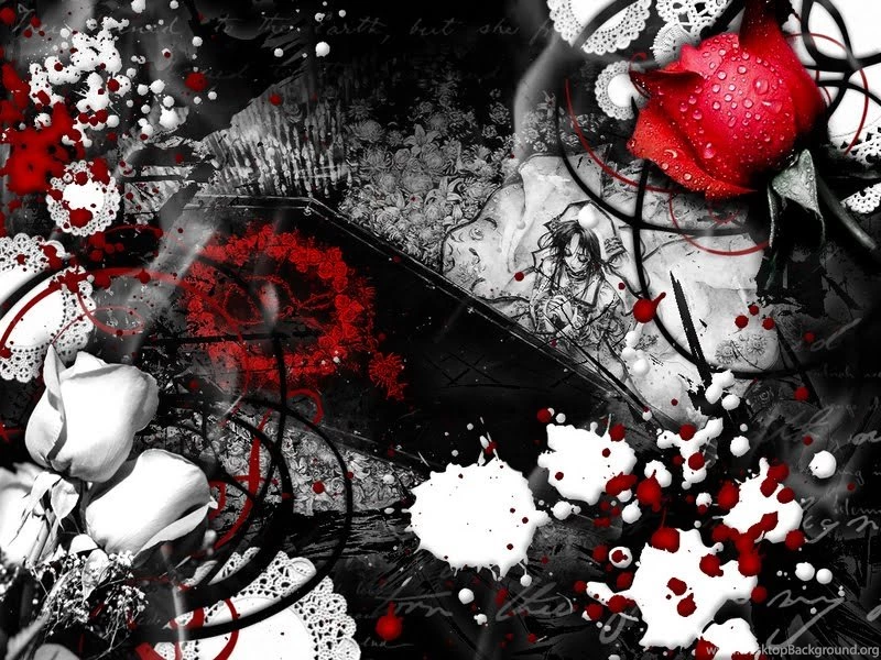 Emo Red Rose Wallpapers