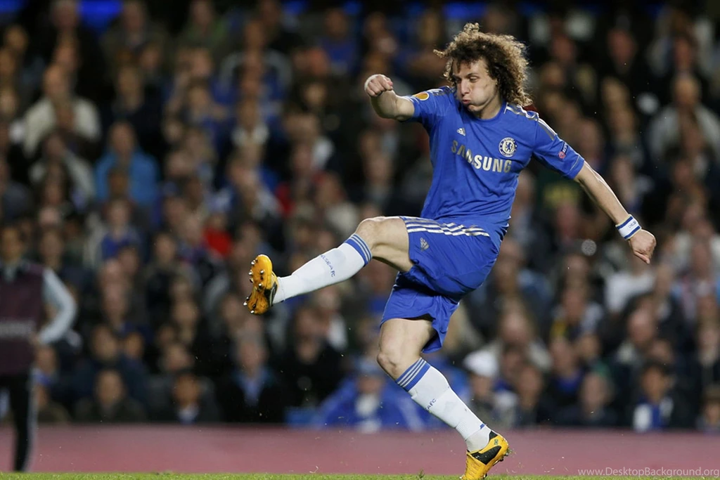 The Player Of Chelsea David Luiz Superior Shot Wallpapers And ...